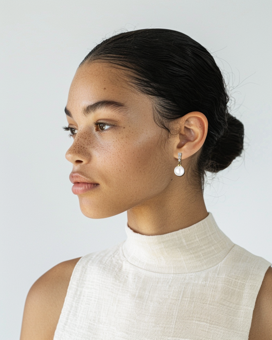Caroline Pearl Drop Earrings