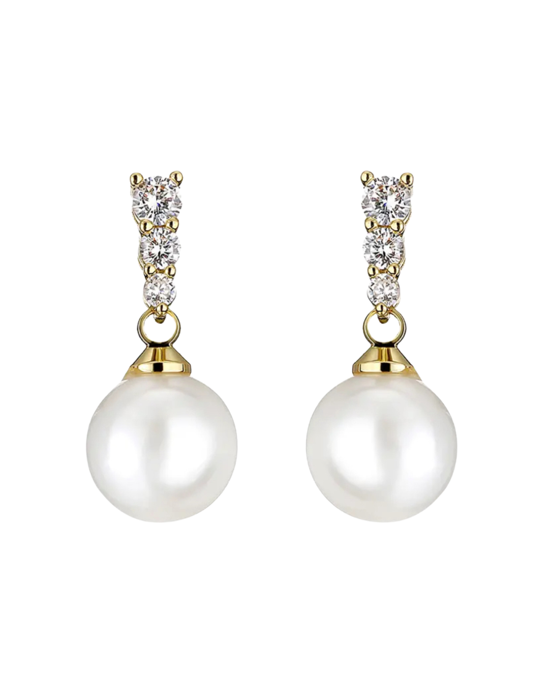 CAROLINE | Pearl Drop Earrings