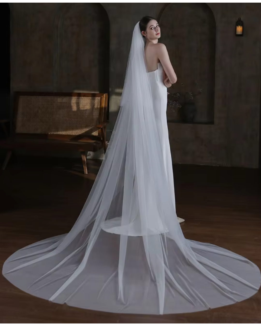 MAGGIE | Classic Cathedral Veil