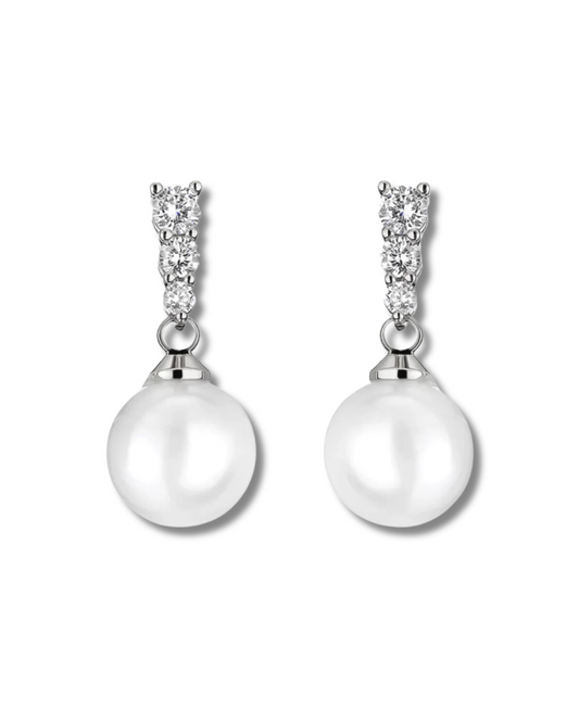 CAROLINE | Pearl Drop Earrings