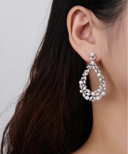 KATHERINE | Teardrop Pearl Earrings