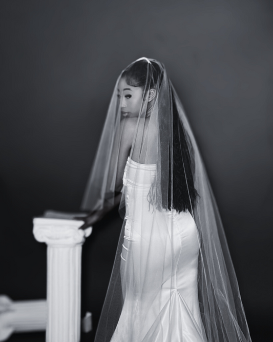 Audrey Plain Blusher Veil