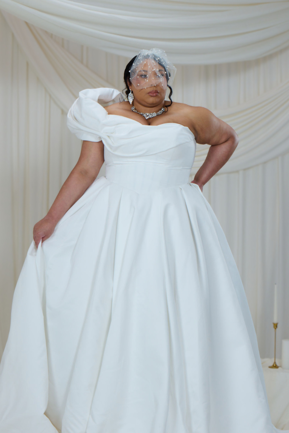 Elegant Civil Ceremony Bridal Look